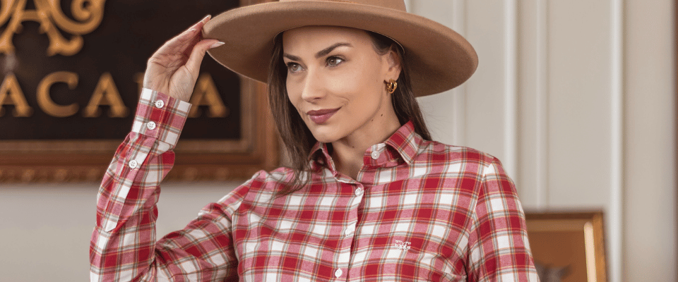 Camisa feminina de algodão: conheça a linha Hortênsia