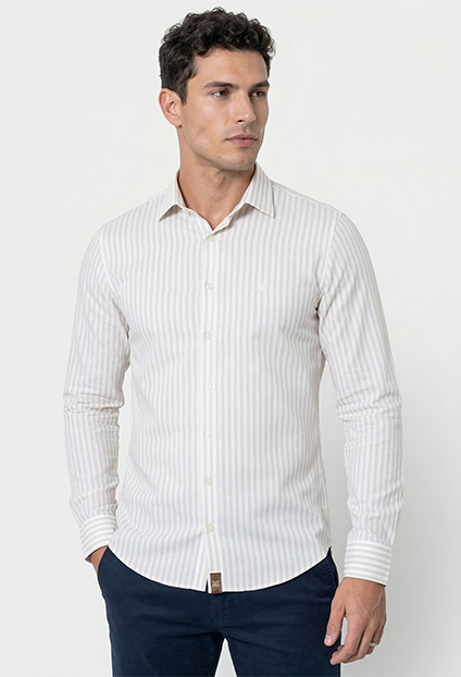 Camisa Algodão Estribo Listras