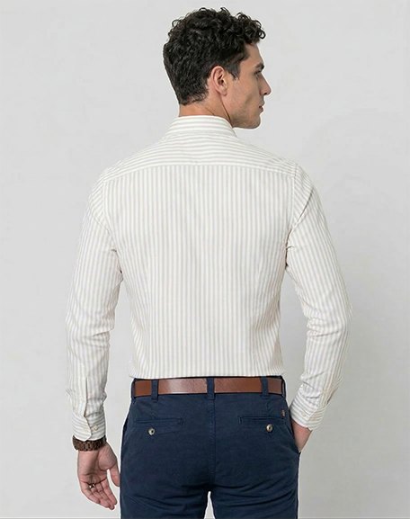 Camisa Algodão Estribo Listras