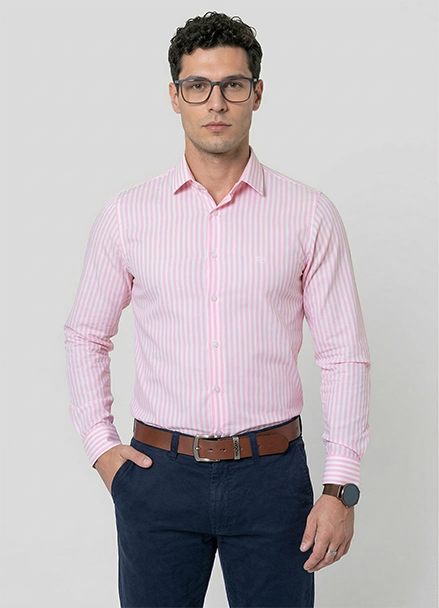 Camisa Algodão Estribo Listras