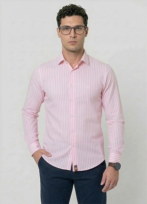 Camisa Algodão Estribo Listras