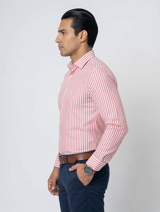 Camisa Algodão Estribo Listras