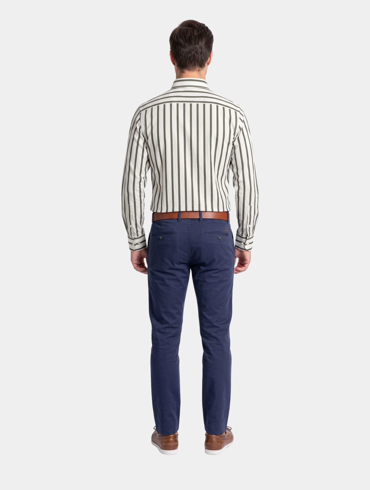 Camisa Algodão Estribo Listras Finas