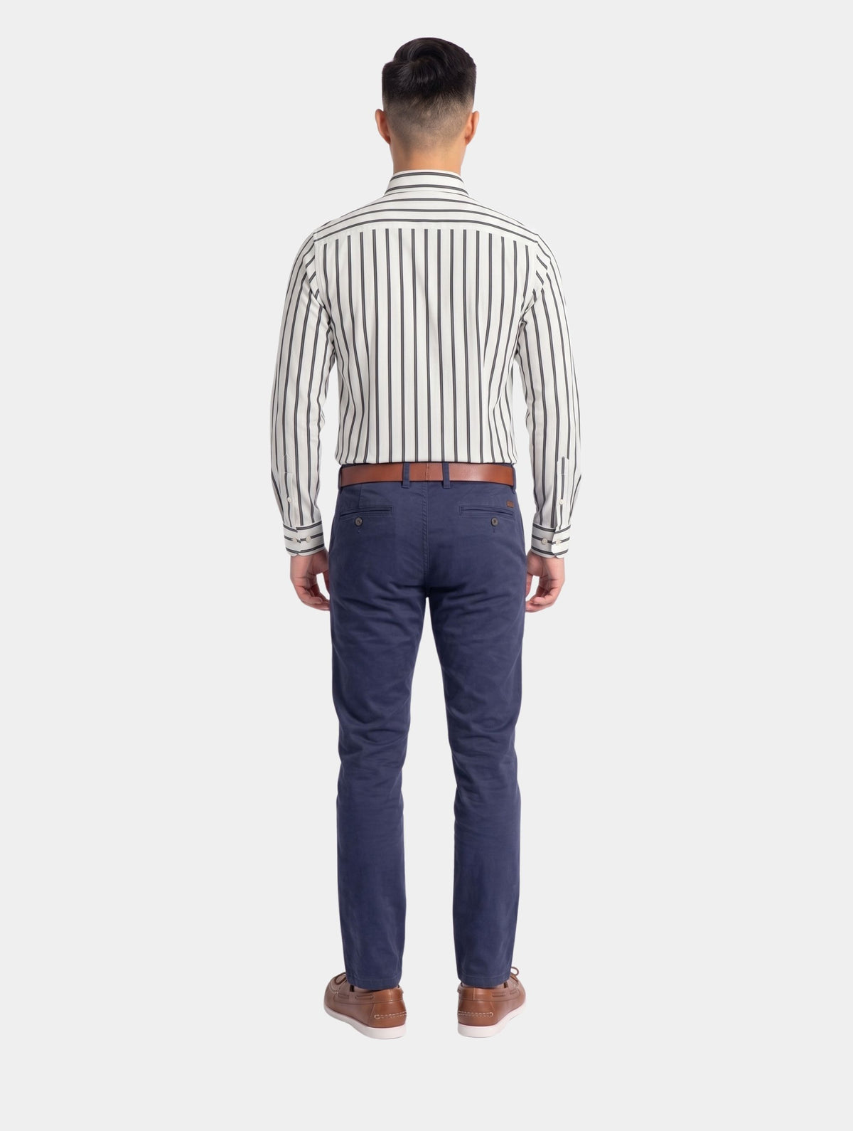 Camisa Algodão Estribo Listras Finas