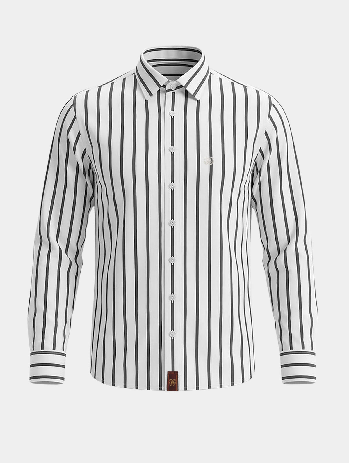 Camisa Algodão Estribo Listras Finas