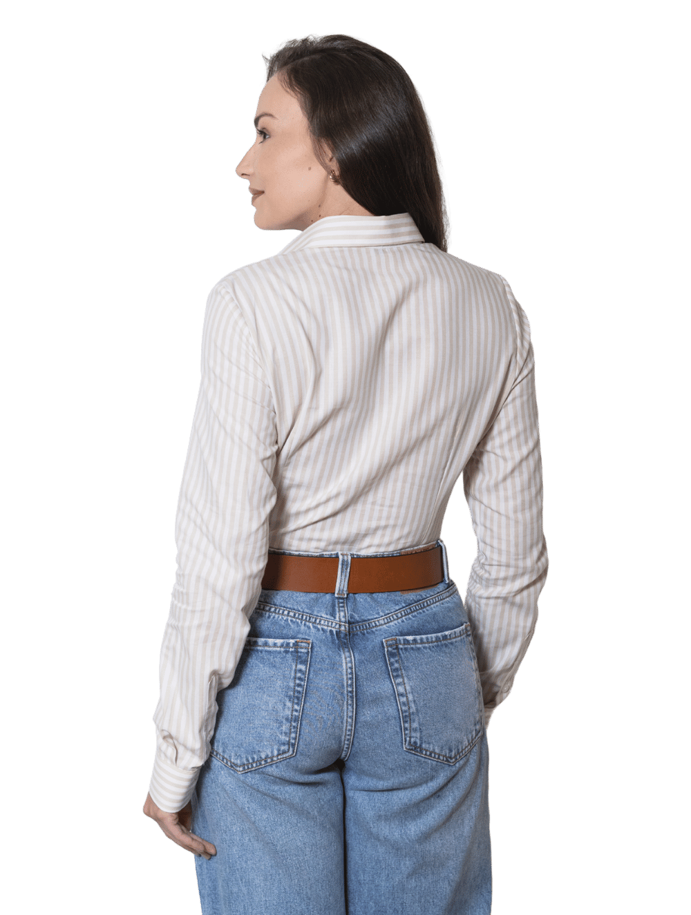 Camisa Algodão Hortênsia Listras