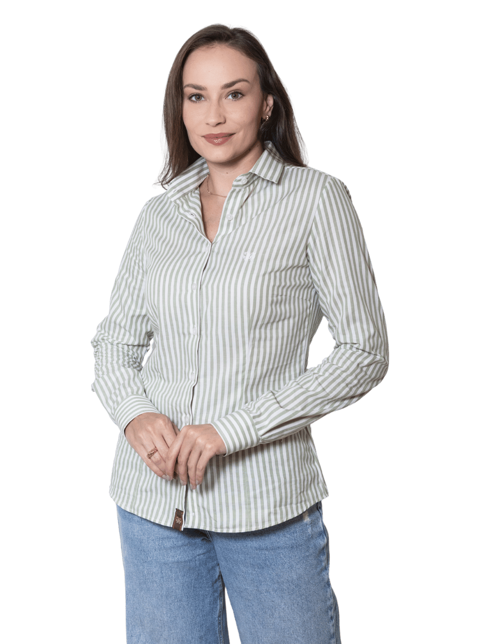 Camisa Algodão Hortênsia Listras