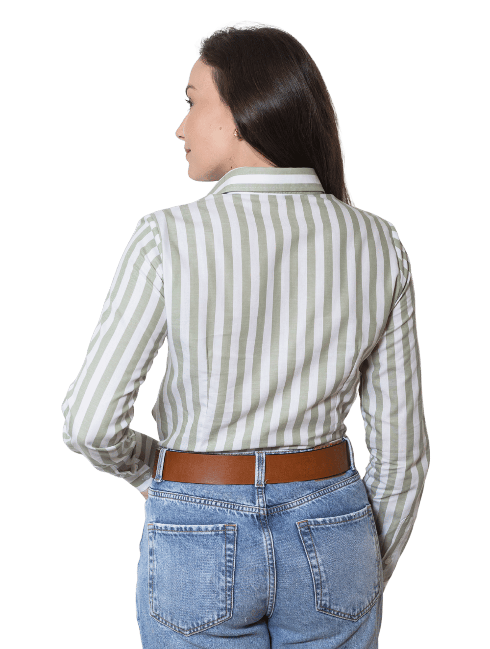 Camisa Algodão Hortênsia Listras