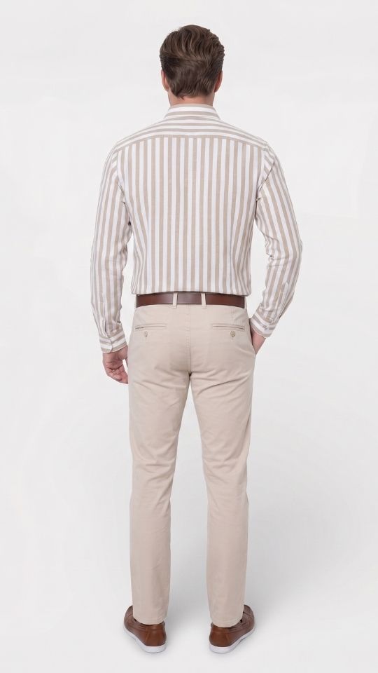 Camisa Algodão Estribo Listras