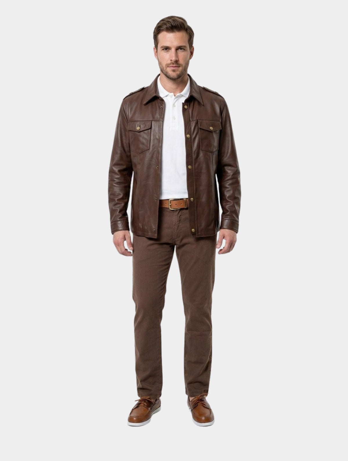 Camisa de Couro Pelica Verso