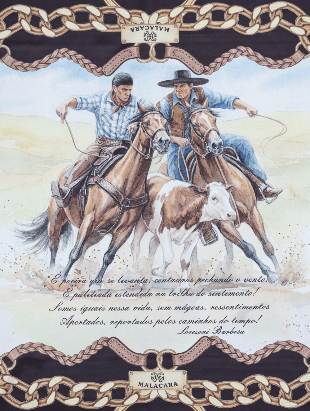 Lenço Paleteada 90x90