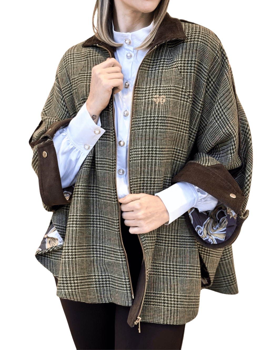 Poncho Feminino Argenta
