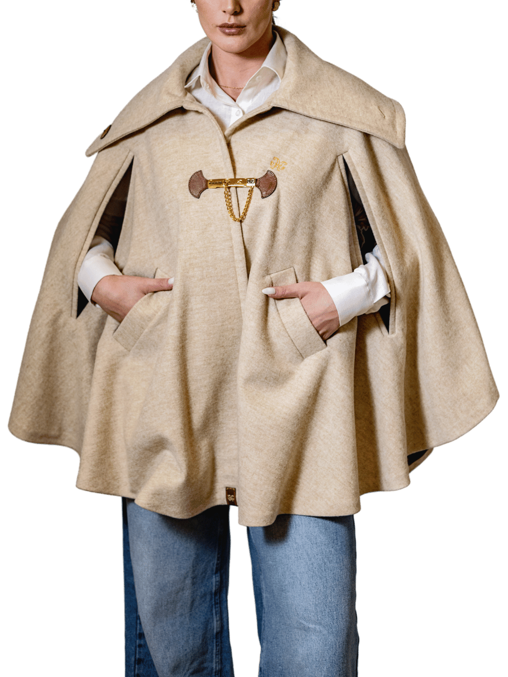 Poncho Feminino Rosário