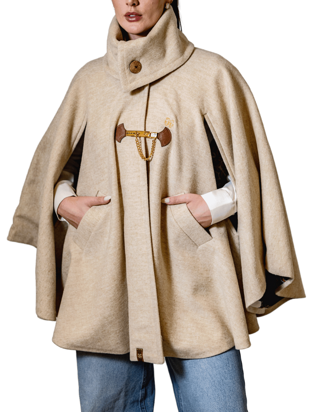Poncho Feminino Rosário