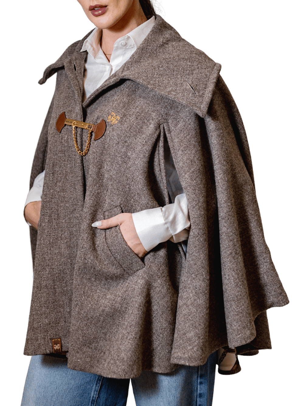 Poncho Feminino Rosário
