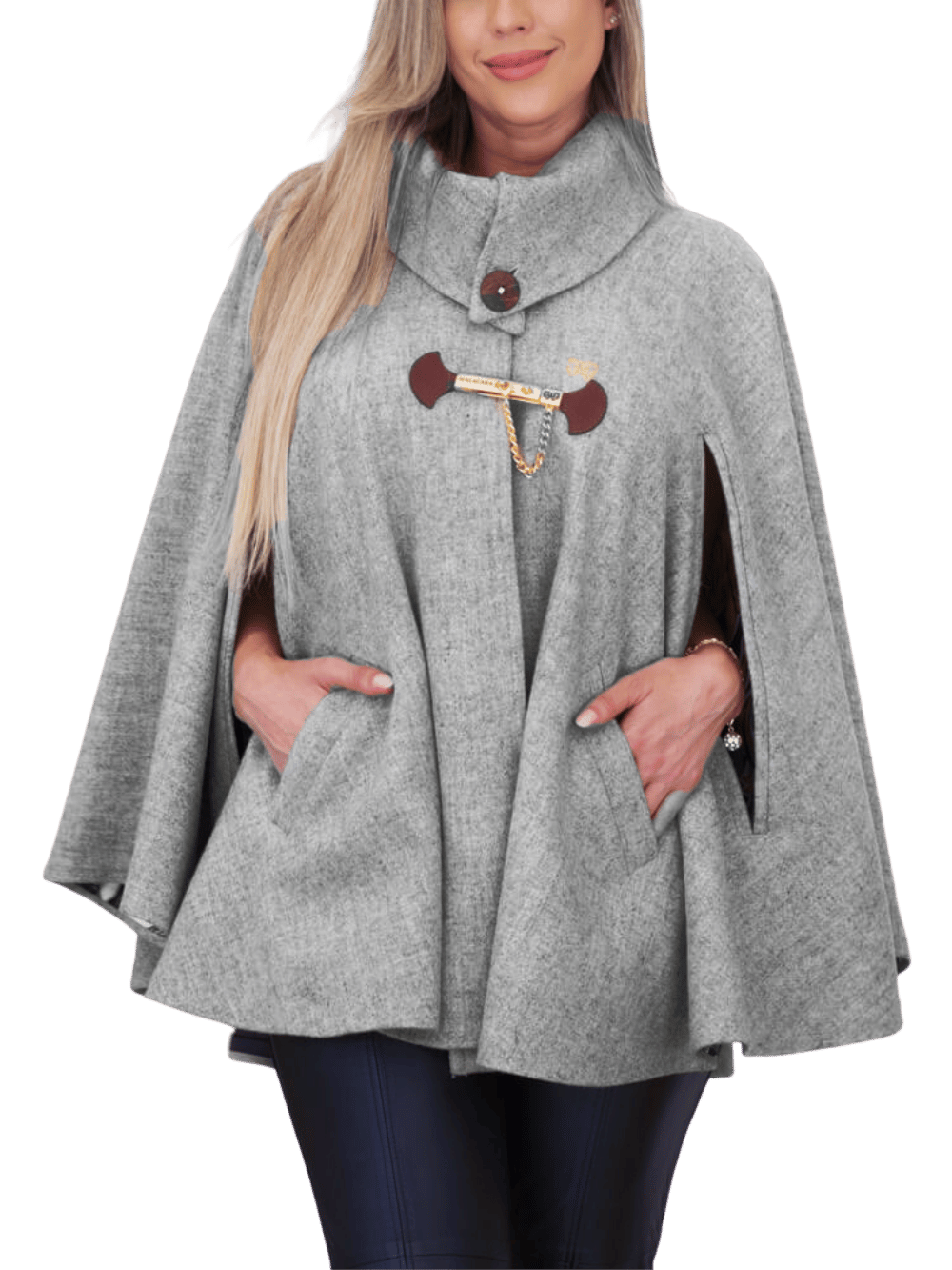 Poncho Feminino Rosário