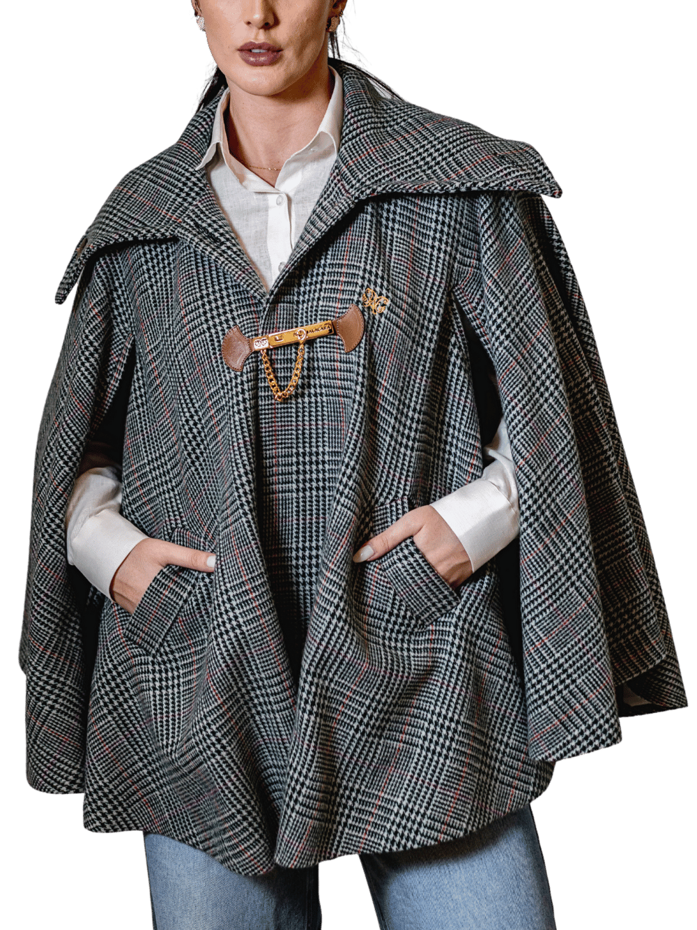Poncho Feminino Rosário