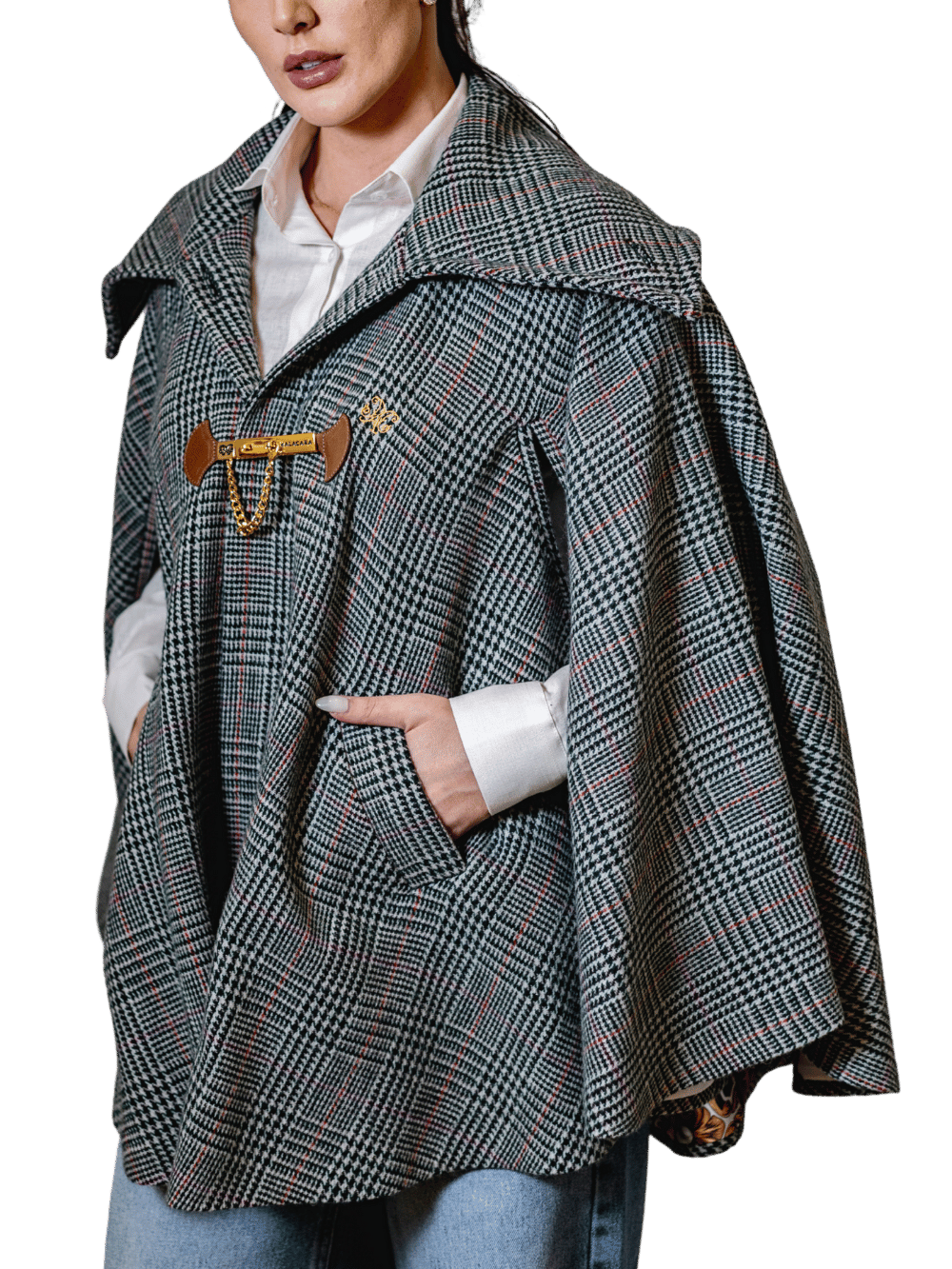 Poncho Feminino Rosário