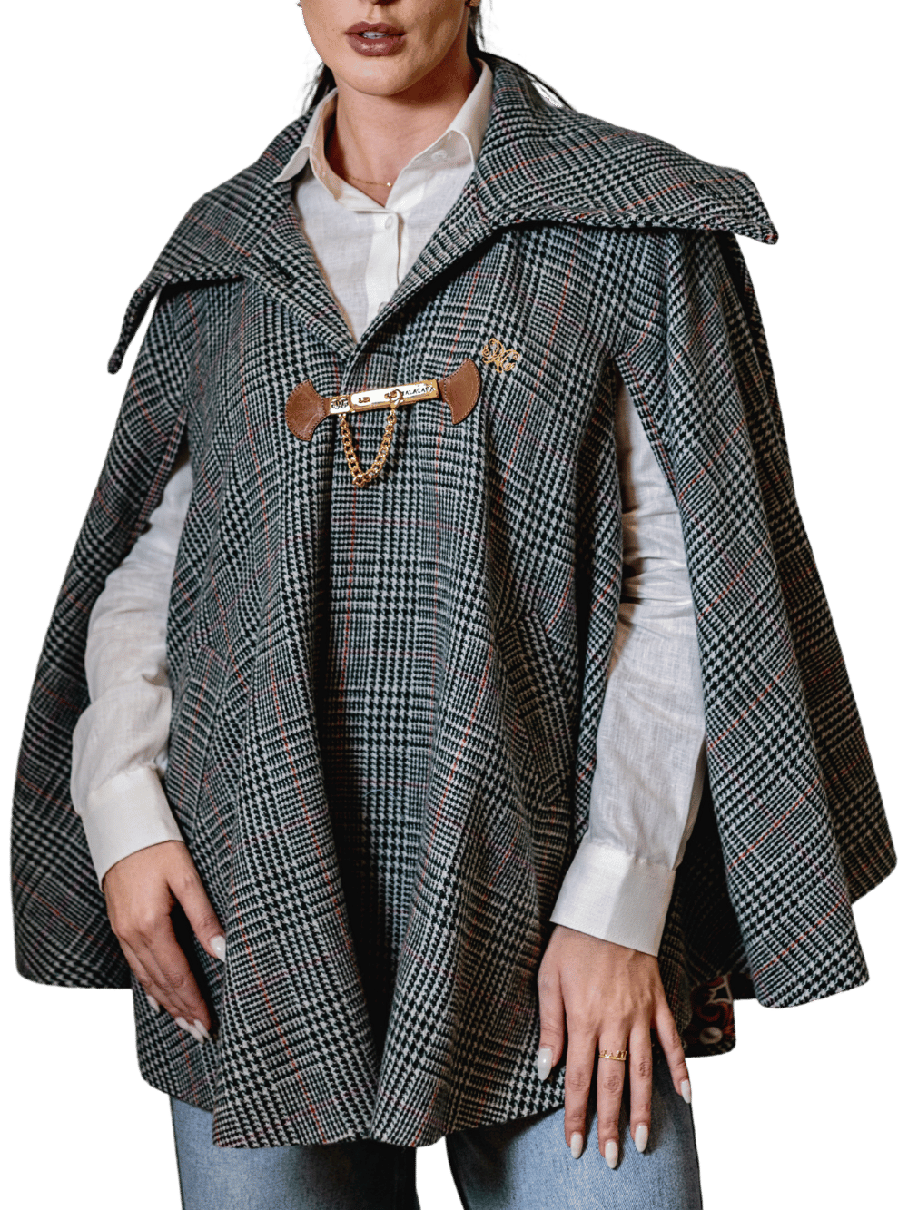 Poncho Feminino Rosário