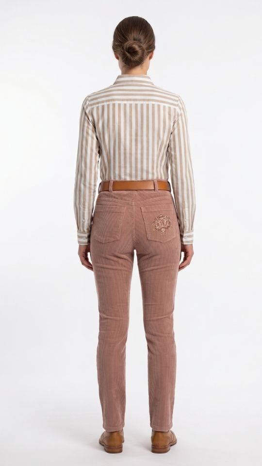 Camisa Algodão Hortênsia Listras