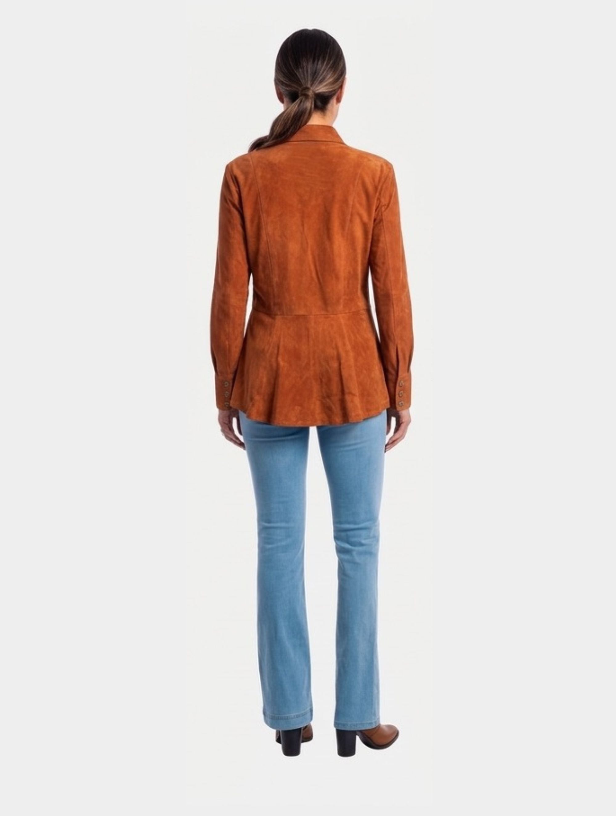 Camisa Guarany em Couro Chamois