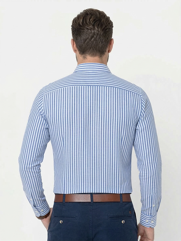 Camisa Algodão Estribo Listras