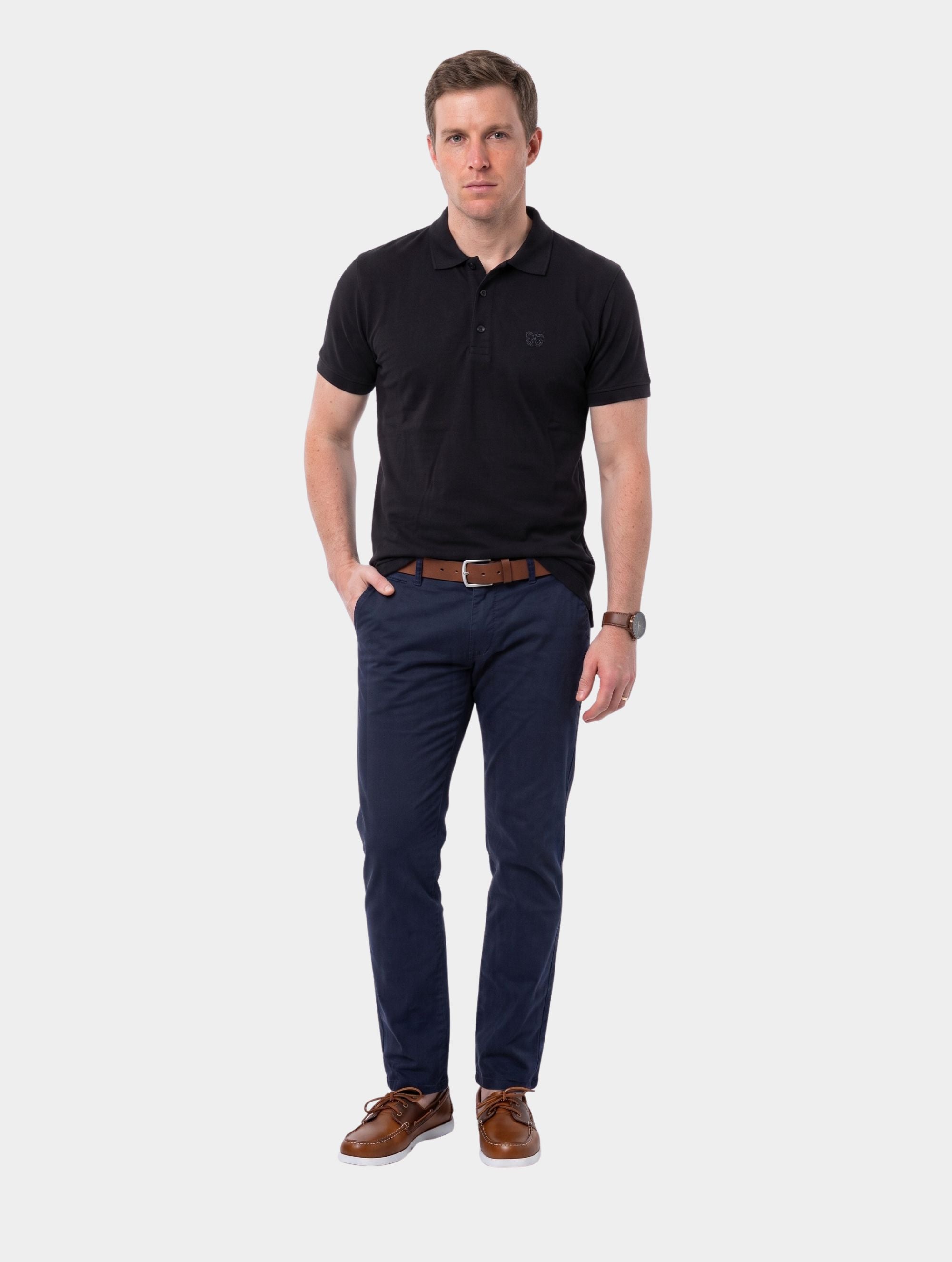 Camisa Polo em Algodão Pima Allpa