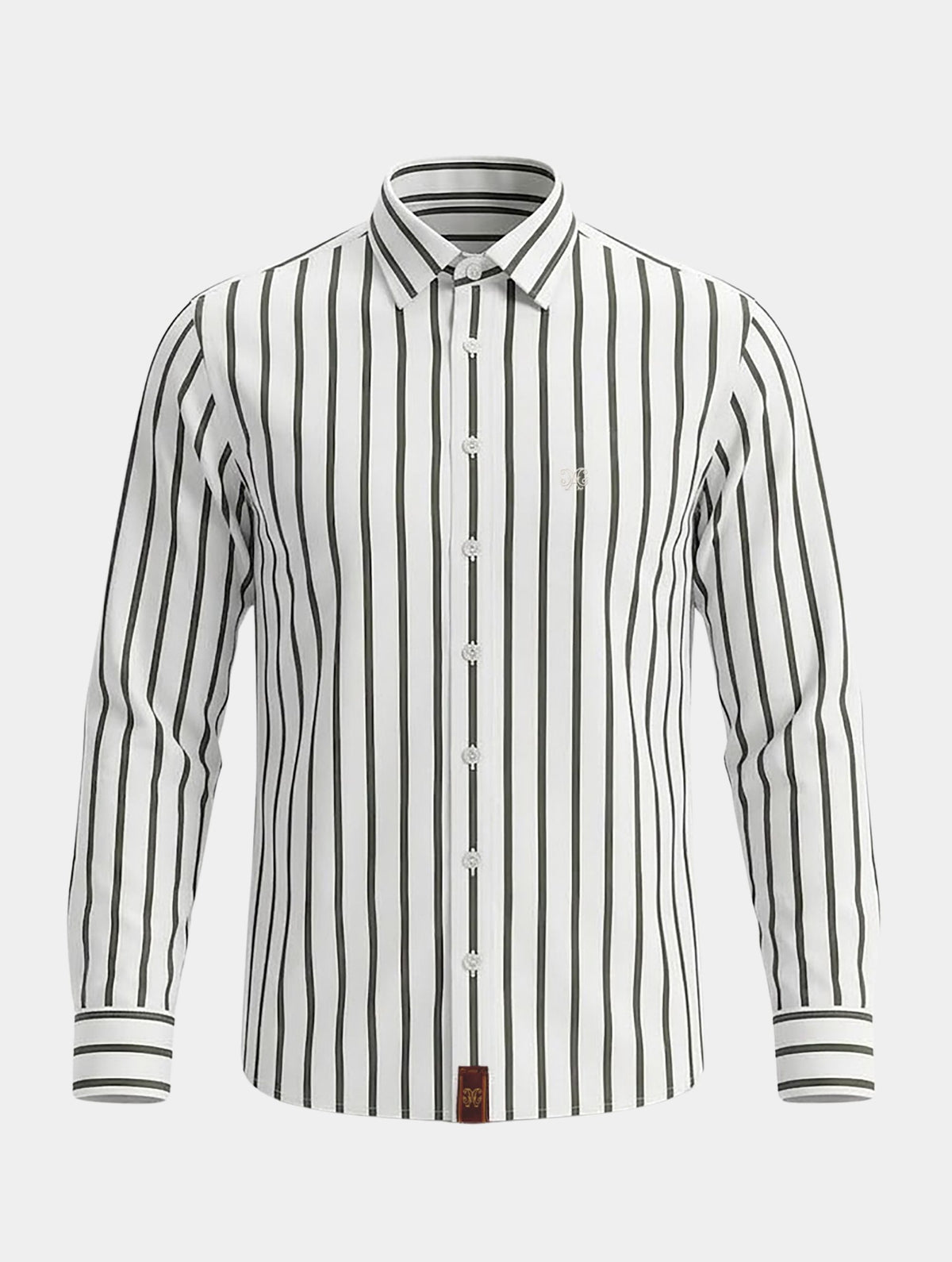 Camisa Algodão Estribo Listras Finas