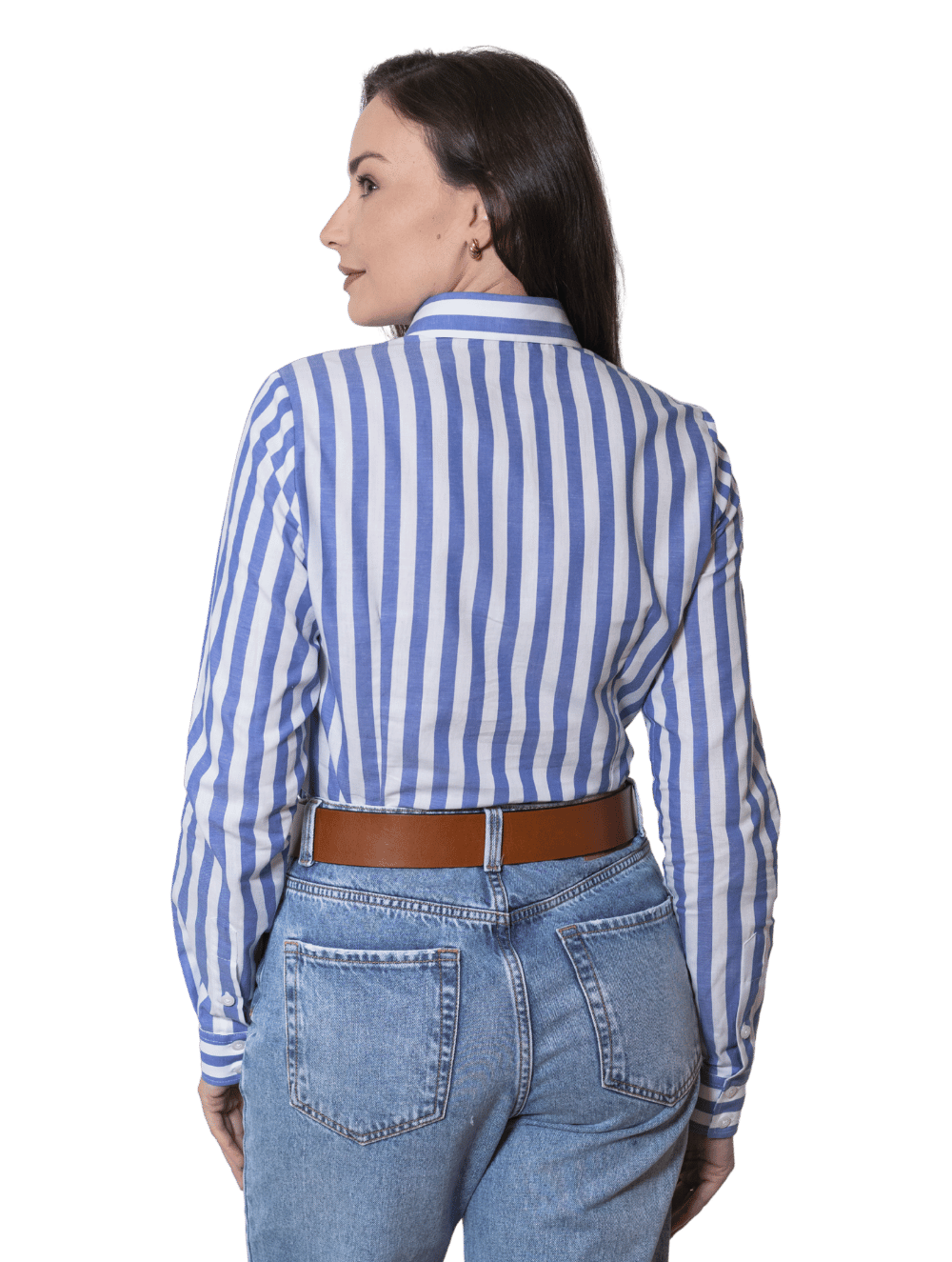 Camisa Algodão Hortênsia Listras