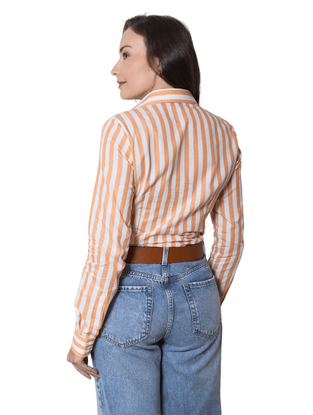 Camisa Algodão Hortênsia Listras