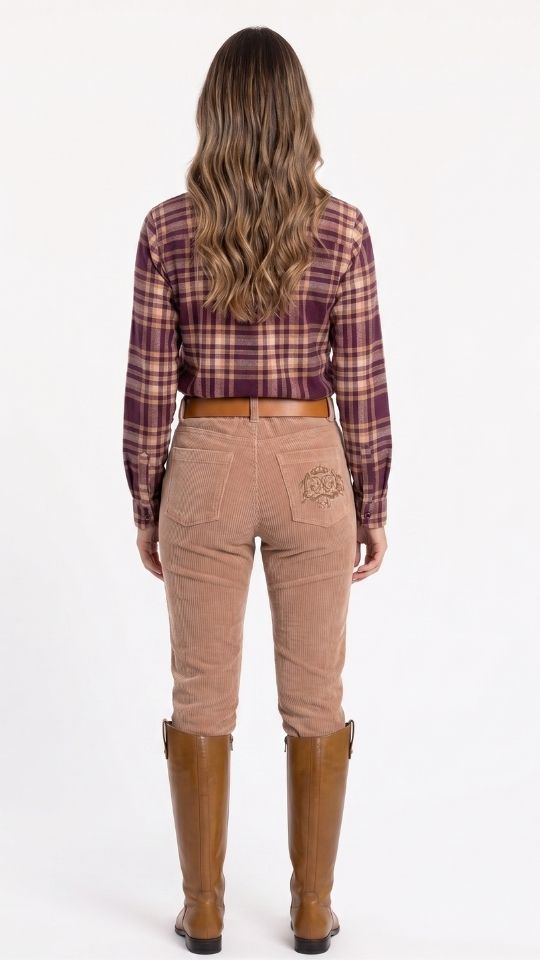 Camisa Algodão Hortênsia Xadrez
