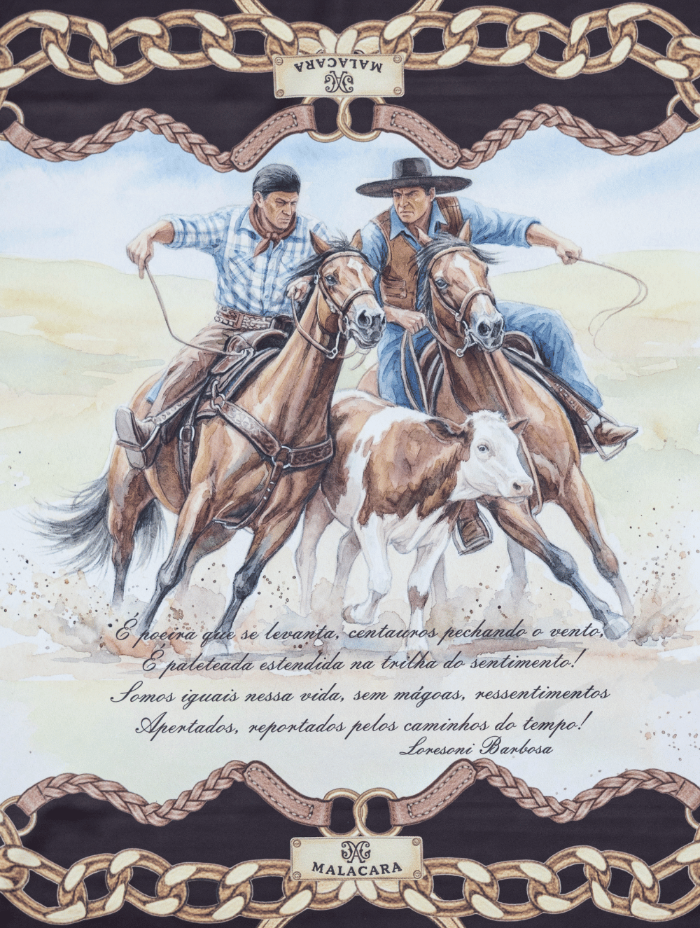 Lenço Paleteada 70x70