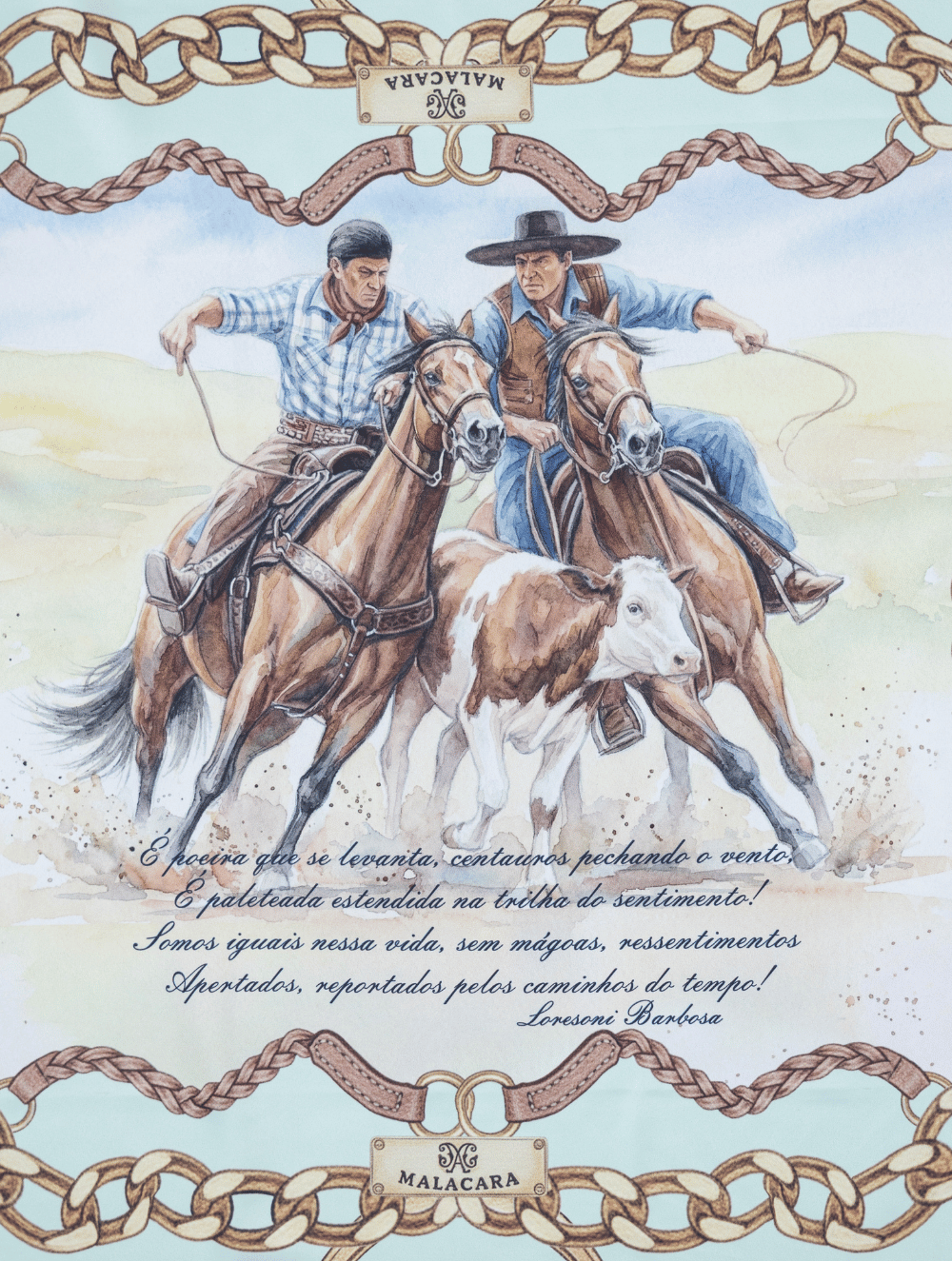 Lenço Paleteada 90x90